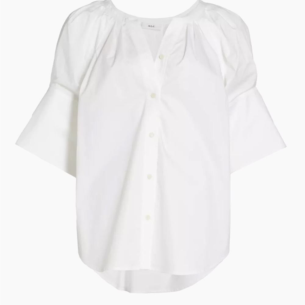 ALC White Poplin Blouse - size 2